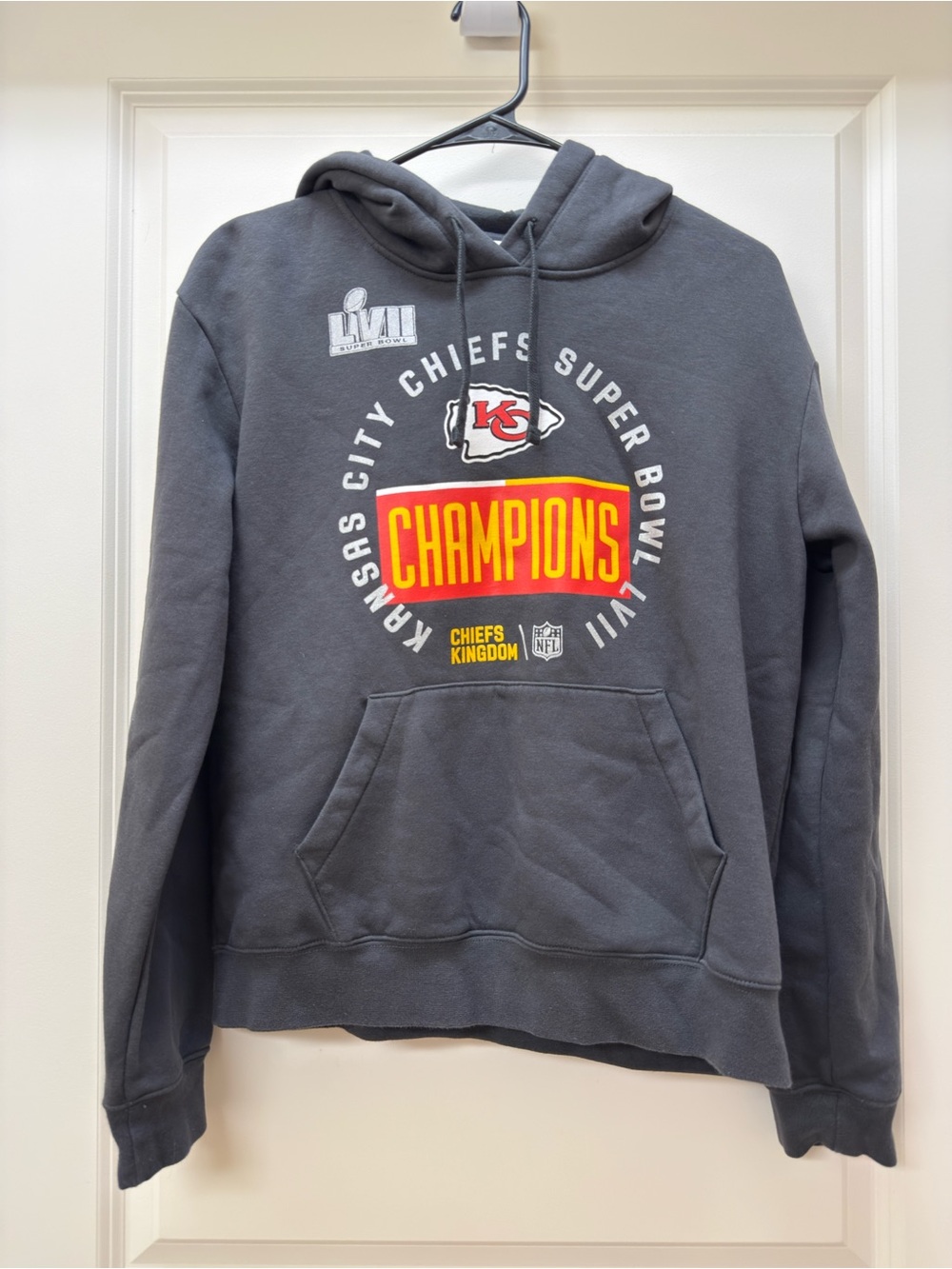 Nike Gray Kansas City Chiefs Champions Hoodie